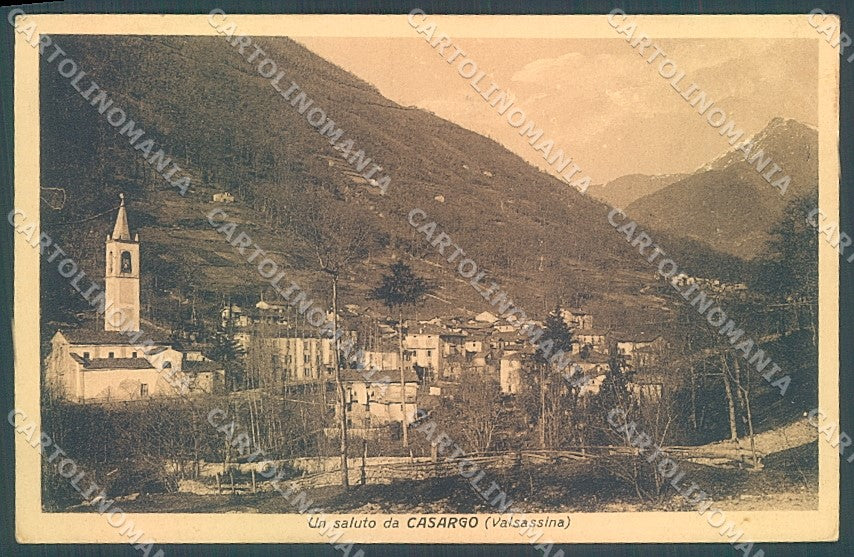 Lecco Casargo Valsassina Chiesa cartolina JK7108 – fronte