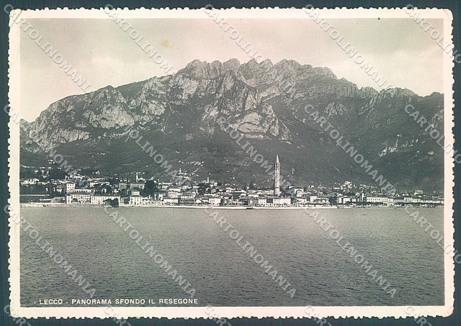 Lecco Città Lago Monte Resegone Foto FG cartolina JK7109 – fronte