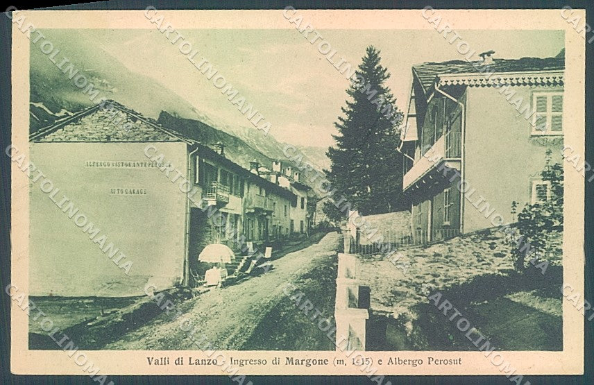 Torino Margone Valli di Lanzo Albergo Perosut cartolina JK7130 – fronte