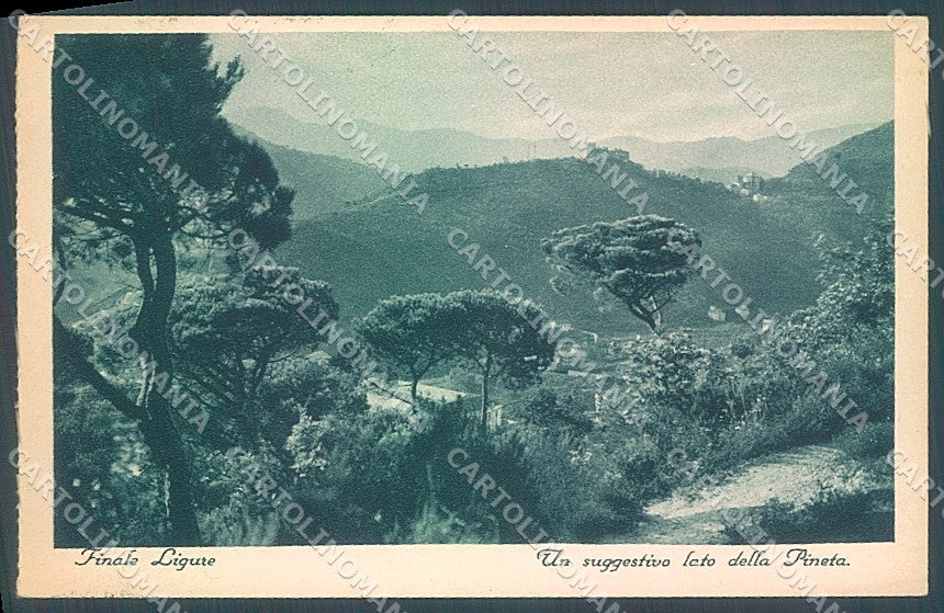 Savona Finale Ligure Pineta cartolina JK7131 – fronte