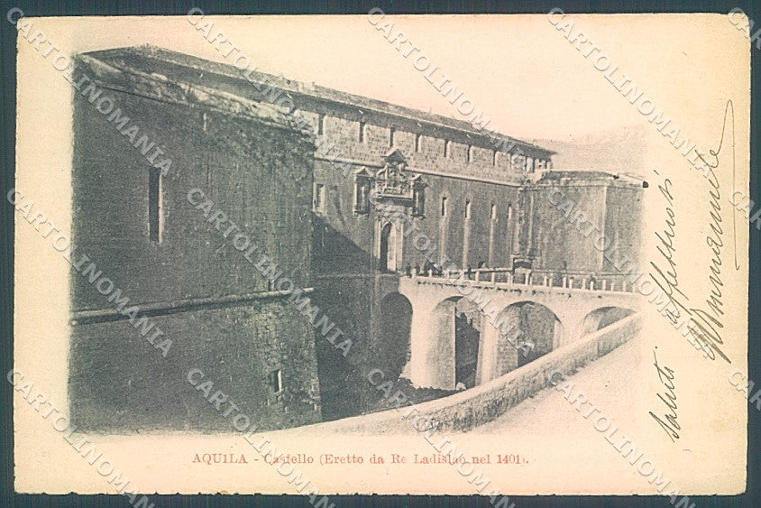 L'Aquila Città Castello cartolina JK7144 – fronte