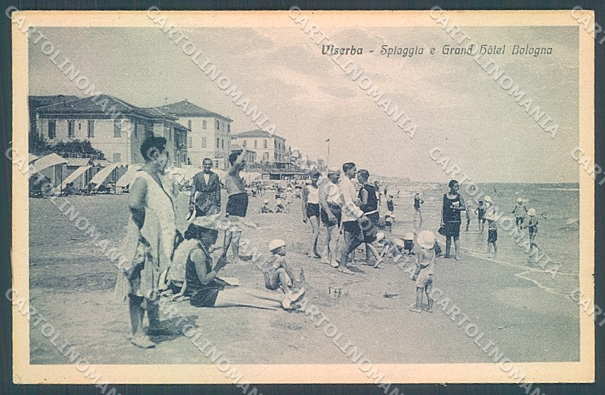 Rimini Viserba Grand Hotel Spiaggia cartolina JK7151 – fronte