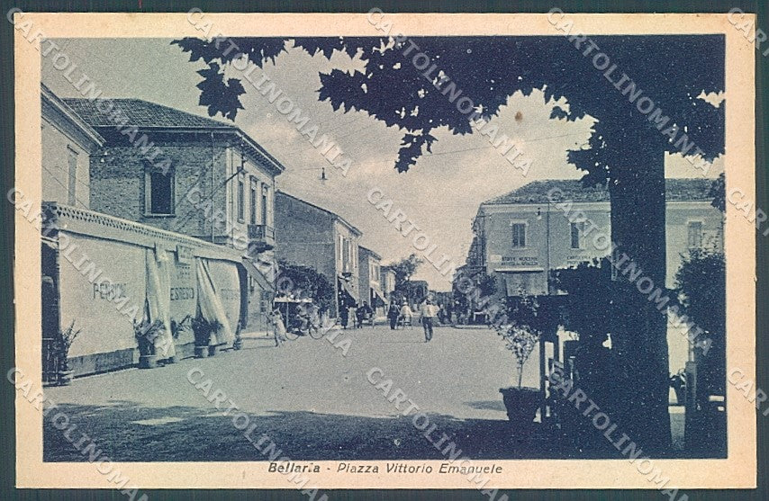 Rimini Bellaria Piazza Vittorio Emanuele cartolina JK7153 – fronte