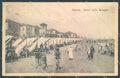 Rimini Viserba Spiaggia saluti da PIEGA ANGOLO cartolina JK7154 – fronte