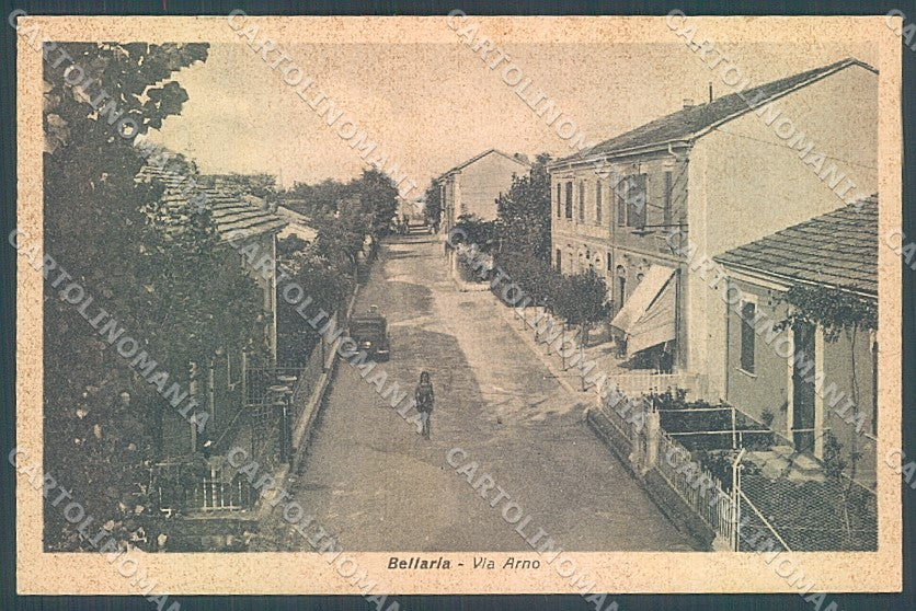 Rimini Bellaria Via Arno cartolina JK7155 – fronte
