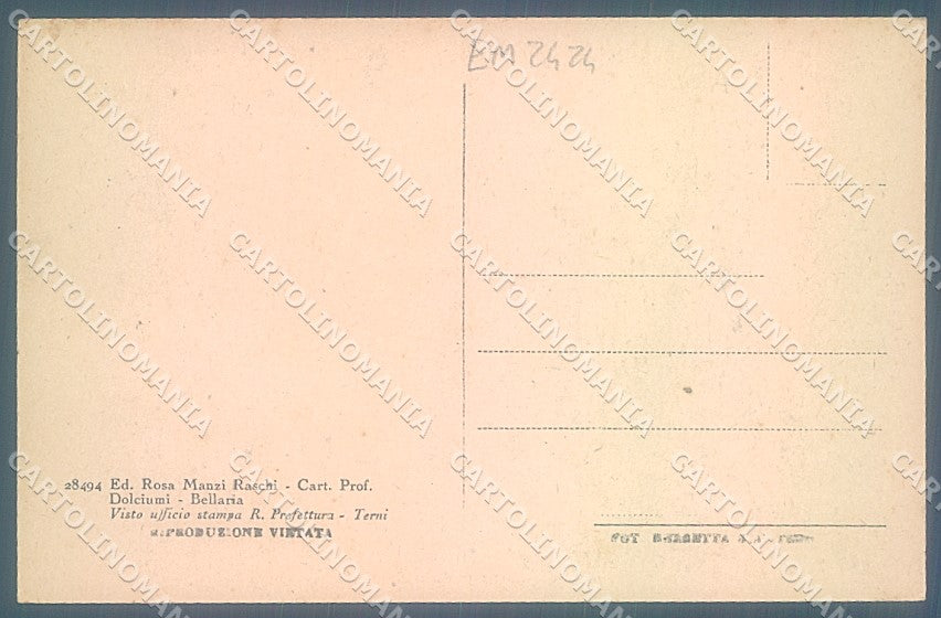 Rimini Bellaria Piazza Vittorio Emanuele cartolina JK7156 – retro