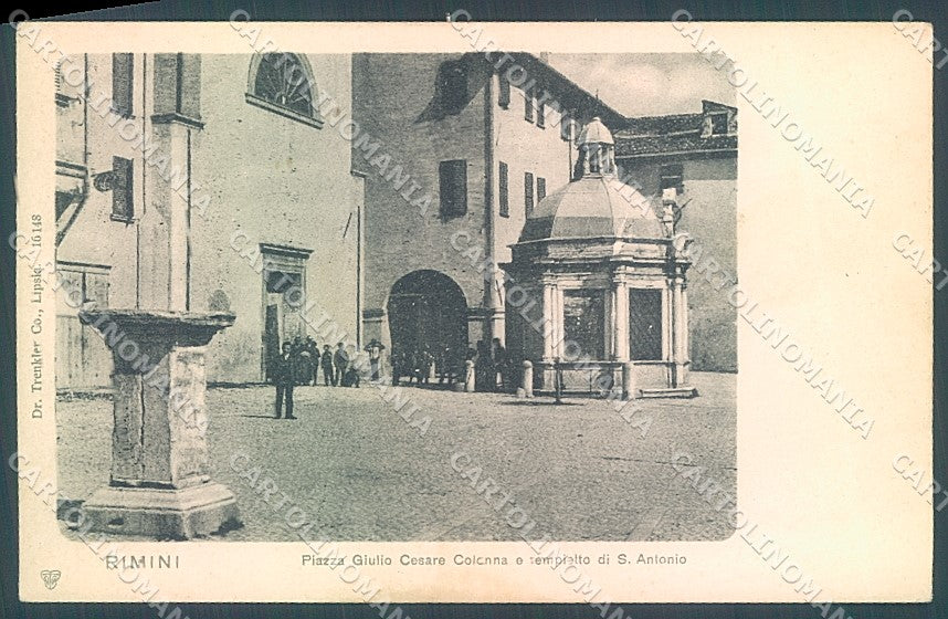 Rimini Città Piazza Giulio Cesare Trenkler 16148 cartolina JK7158 – fronte