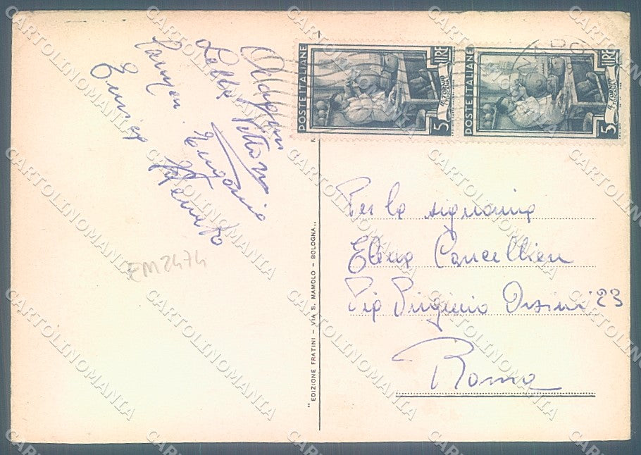 Ascoli Piceno Porto San Giorgio FG cartolina JK7170 – retro