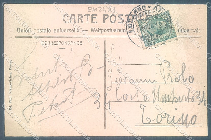 Svizzera Canton Ticino Locarno Mercato cartolina JK7172 – retro