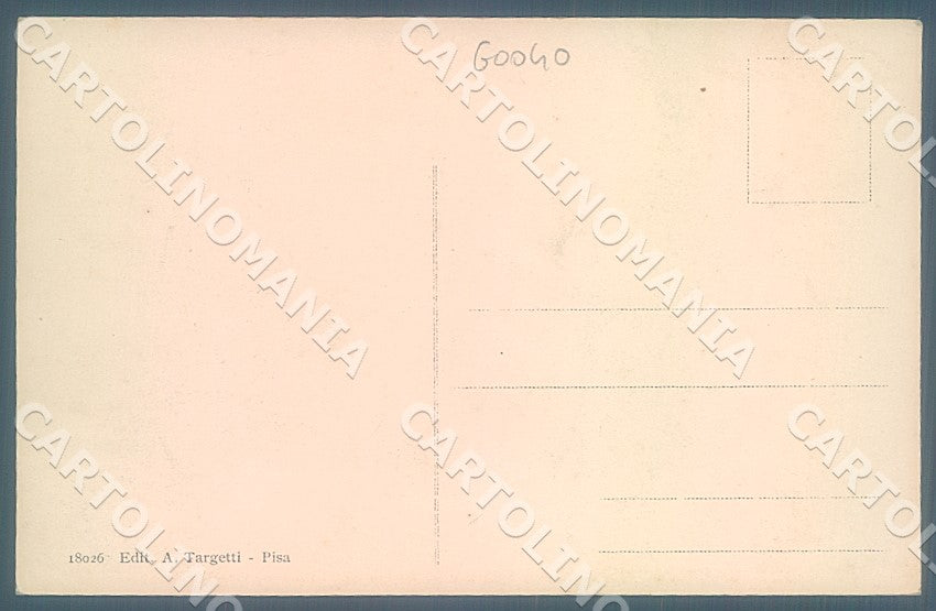 Pisa Città Tram Piazza Cavalieri Santo Stefano cartolina JK7179 – retro