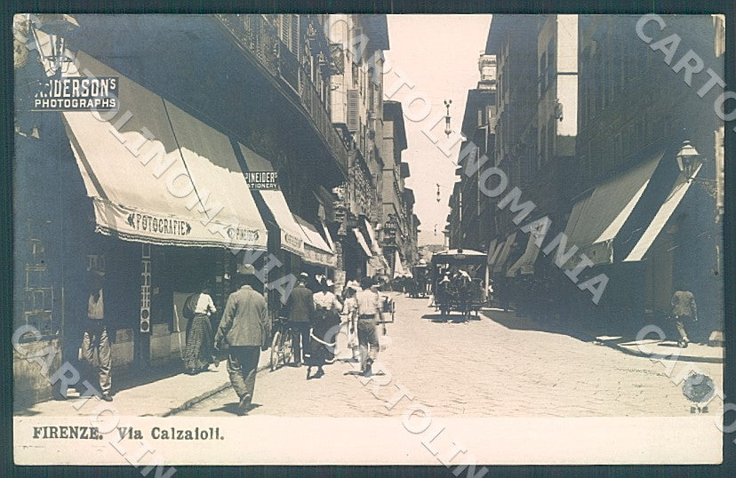Firenze Città Via Calzaioli NPG 212 Foto cartolina JK7183 – fronte