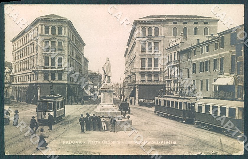 Padova Città Tramvia Venezia Garibaldi Alterocca Foto cartolina JK7184 – fronte