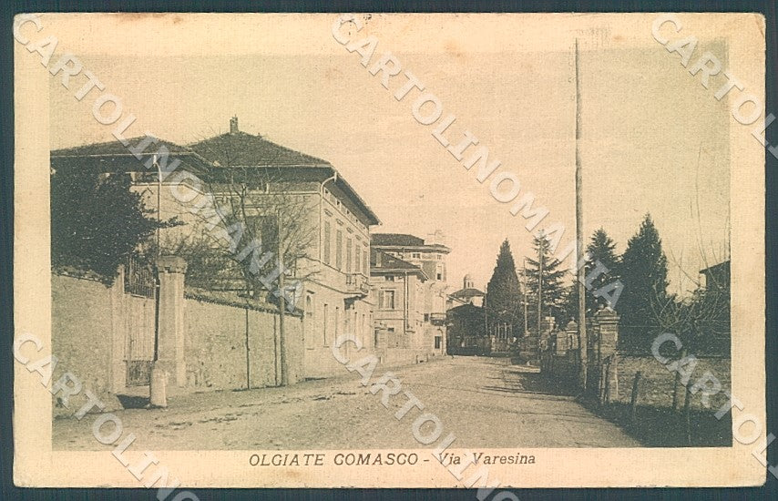 Como Olgiate Comasco Via Varesina cartolina JK7185 – fronte