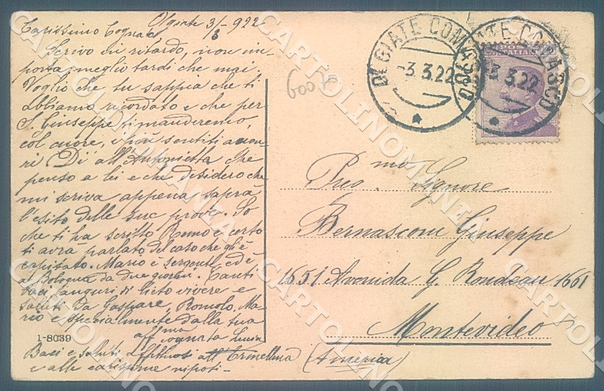 Como Olgiate Comasco Via Varesina cartolina JK7185 – retro
