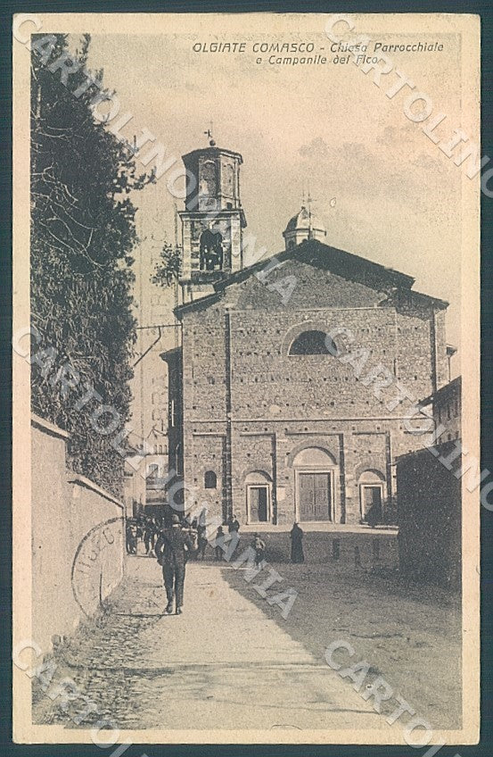 Como Olgiate Comasco Chiesa Parrocchiale cartolina JK7189 – fronte