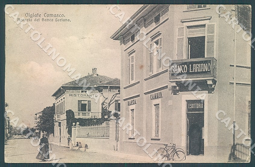 Como Olgiate Comasco Banca Brunner 641 cartolina JK7193 – fronte