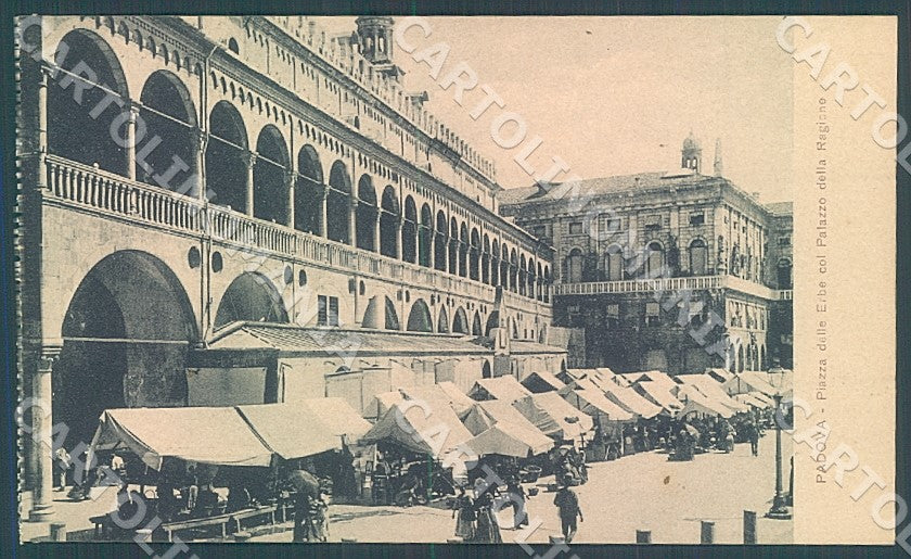 Padova Città Piazza delle Erbe Mercato cartolina JK7198 – fronte