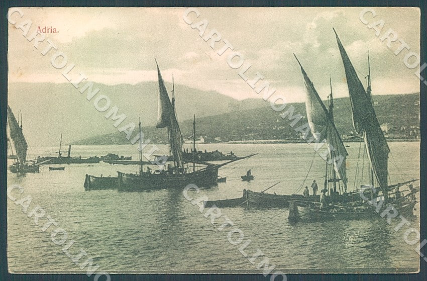 Slovenia Idrija Adria Barche Mare cartolina JK7199 – fronte