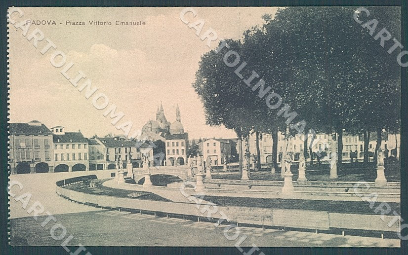 Padova Città Piazza Vittorio Emanuele cartolina JK7201 – fronte