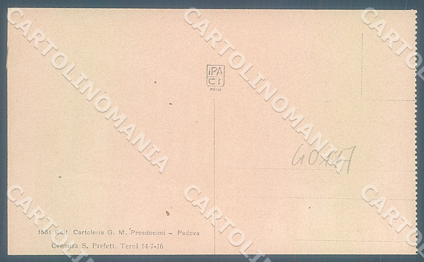 Padova Città Ponte di Ferro Torre Osservatorio cartolina JK7203 – retro