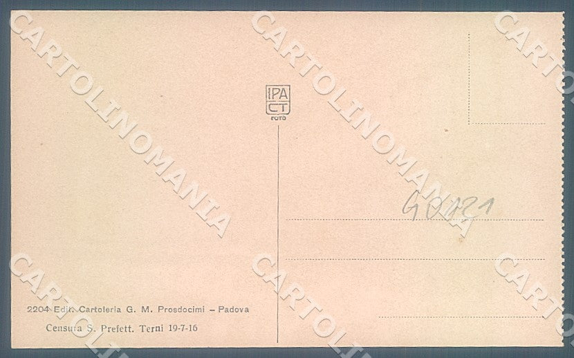 Padova Città Ponte Molino cartolina JK7207 – retro