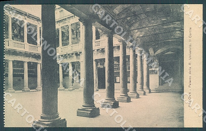Padova Città Università Cortile cartolina JK7208 – fronte