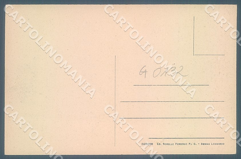 Varese Somma Lombardo Viale Stazione cartolina JK7211 – retro