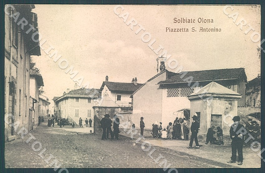 Varese Solbiate Olona Piazzetta Sant Antonino Modiano 26832 cartolina JK7213 – fronte