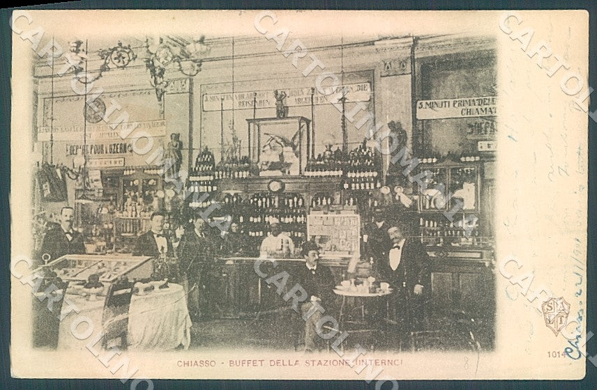 Como Chiasso Buffet Stazione Bar cartolina JK7216 – fronte