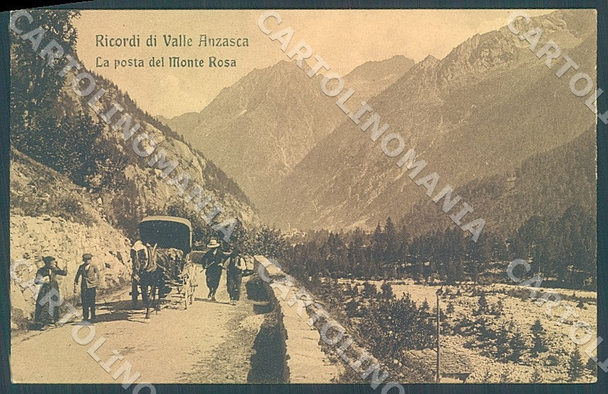 Verbania Valle Anzasca Monte Rosa Posta Modiano cartolina JK7219 – fronte
