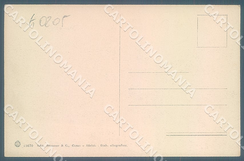 Genova Rapallo Castello Brunner 11670 cartolina JK7227 – retro
