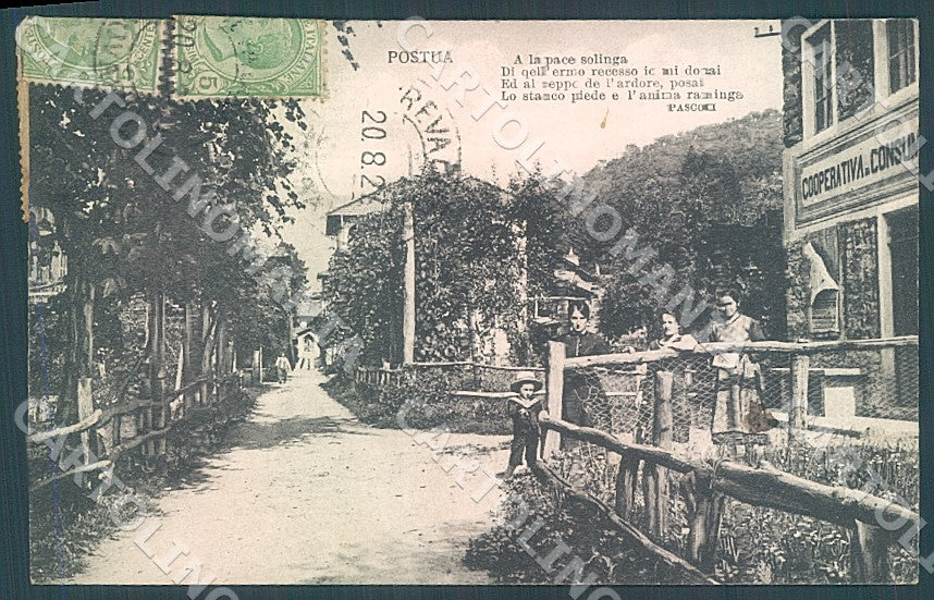 Vercelli Postua Pascoli Cooperativa di Consumo cartolina JK7229 – fronte