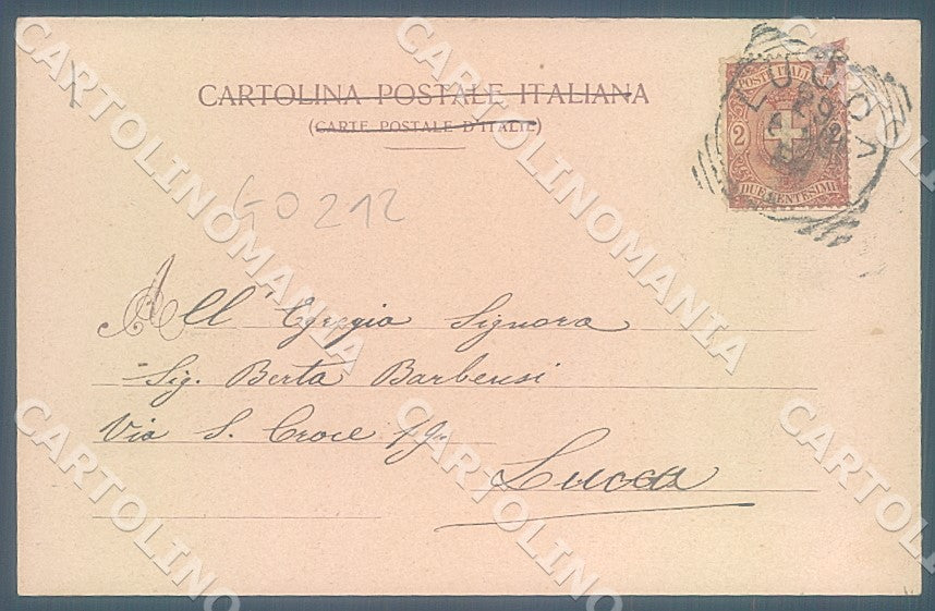 Lucca Città Piazzale Vittorio Emanuele Modiano 2075 cartolina JK7230 – retro