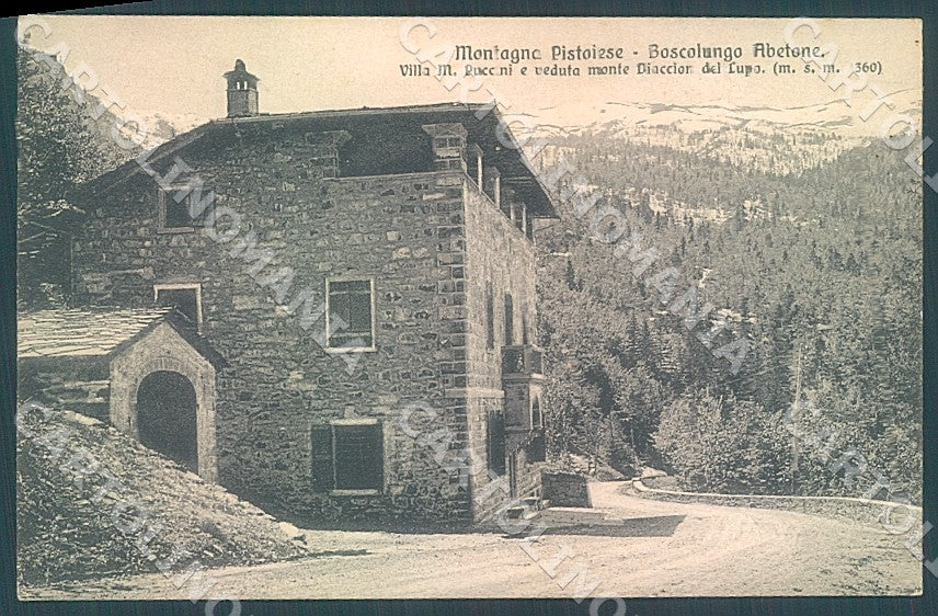 Pistoia Abetone Boscolungo Montagna cartolina JK7231 – fronte
