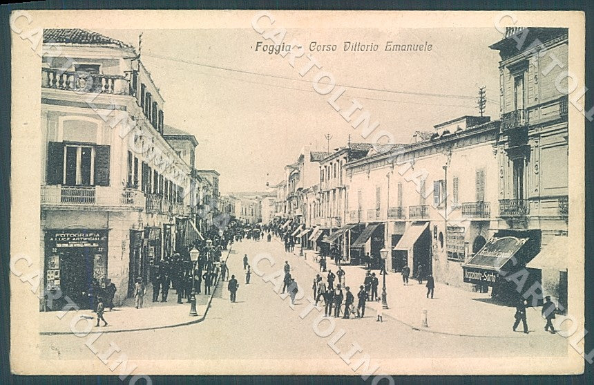 Foggia Città Corso Vittorio Emanuele cartolina JK7233 – fronte