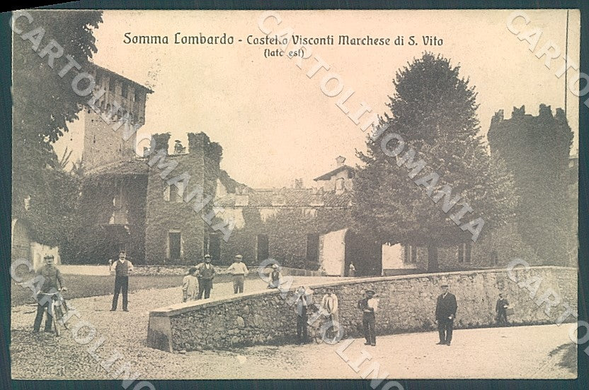 Varese Somma Lombardo Castello Visconti cartolina JK7235 – fronte