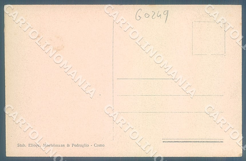 Como Brunate saluto da cartolina JK7237 – retro