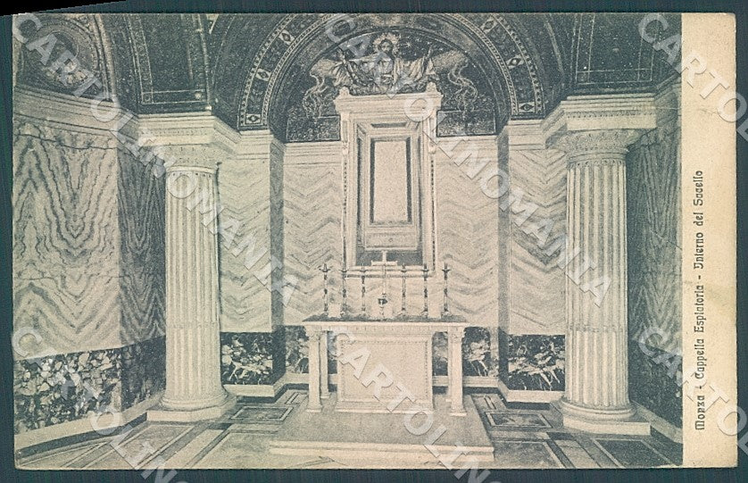 Milano Monza Cappella Espiatoria Interno del Sacello cartolina JK7238 – fronte