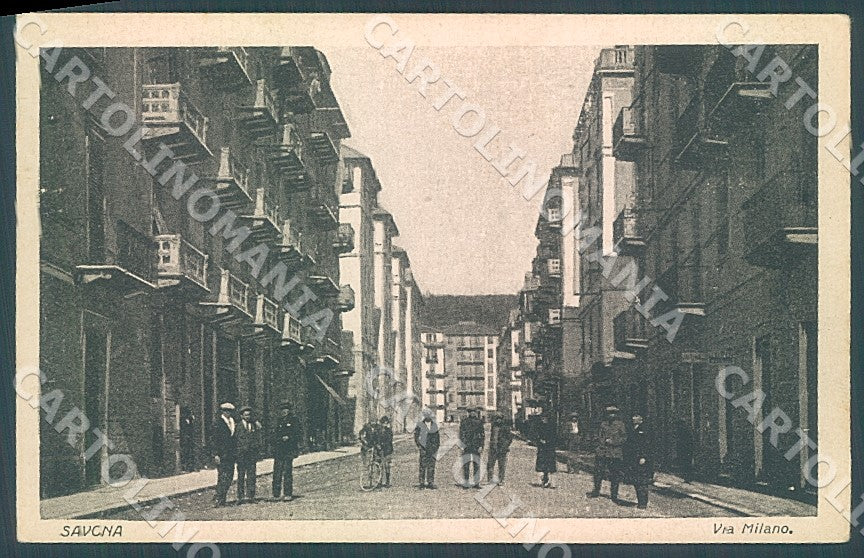 Savona Città Via Milano cartolina JK7241 – fronte