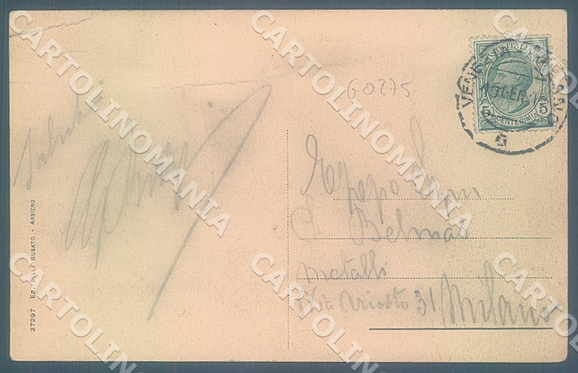 Vicenza Arsiero Cartiera Rossi PIEGATA cartolina JK7245 – retro