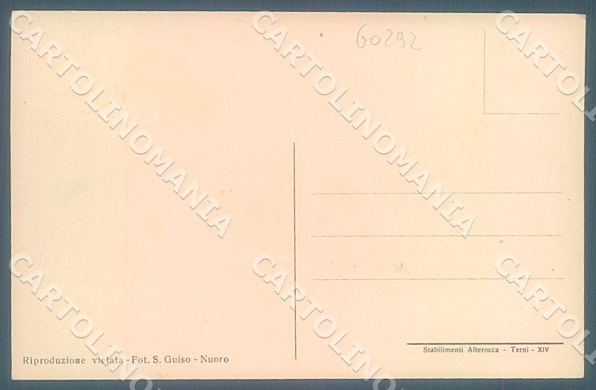 Nuoro Oliena Costumi Alterocca cartolina JK7249 – retro