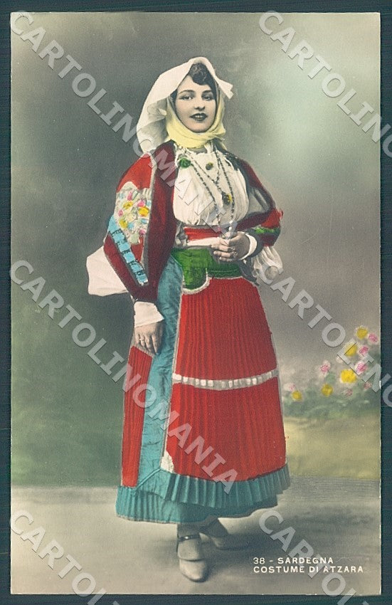 Nuoro Atzara Costume Foto cartolina JK7253 – fronte