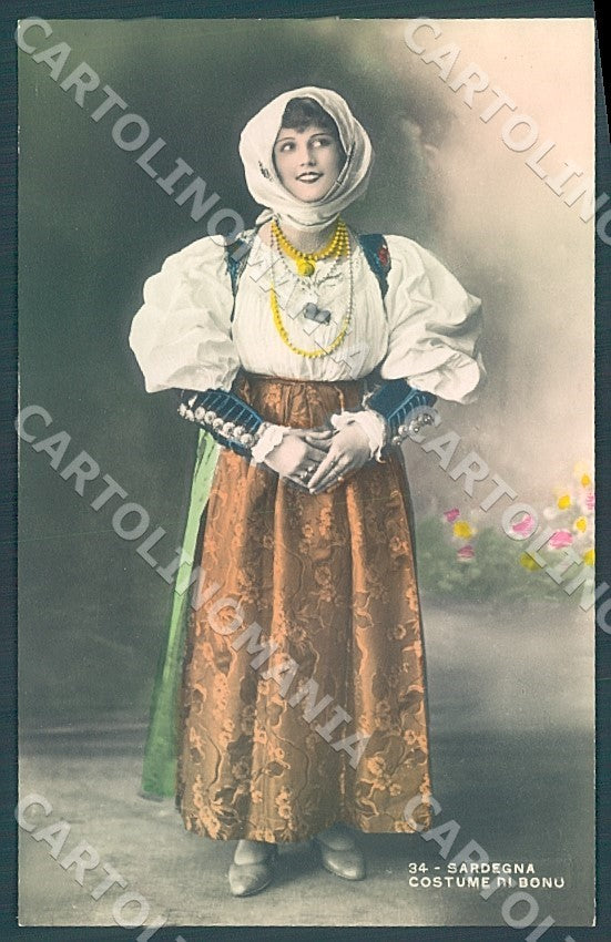 Sassari Bono Costume Foto cartolina JK7254 – fronte