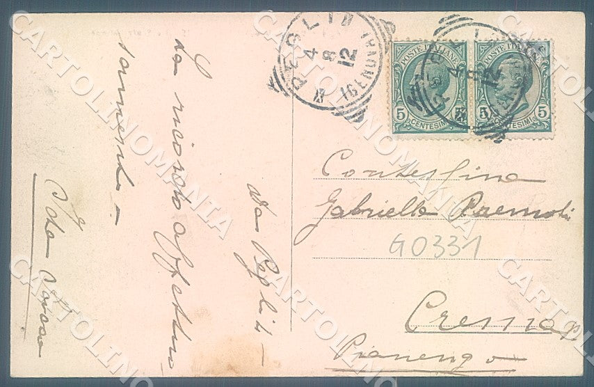 Genova Pegli Ponte Chinese Laghetto cartolina JK7259 – retro
