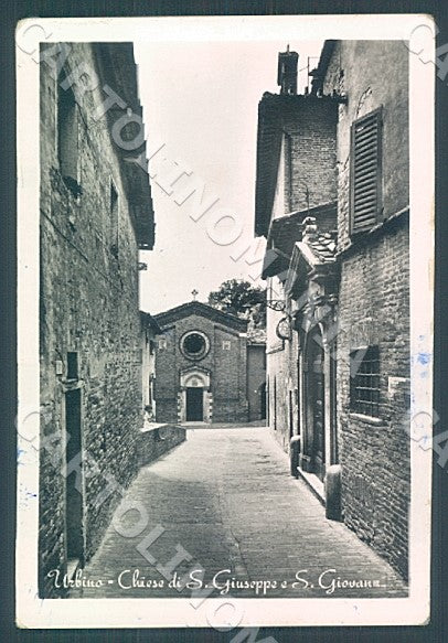 Pesaro Urbino Città Chiesa San Giuseppe Giovanni Foto mini cartolina JK7261 – fronte