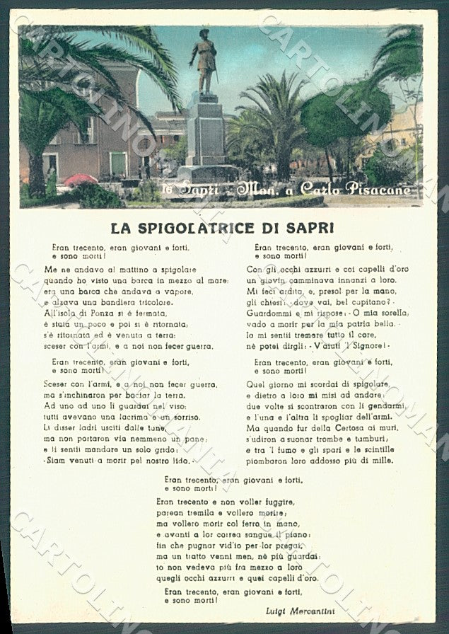 Salerno Sapri Spigolatrice Foto FG cartolina JK7271 – fronte