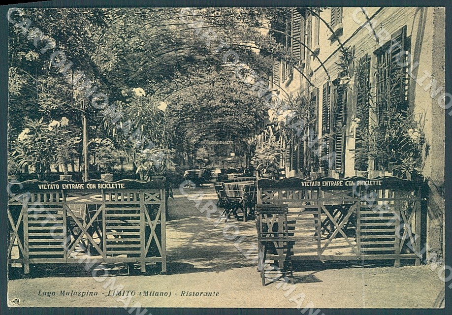 Milano Limito Lago Malaspina Ristorante FG cartolina JK7279 – fronte