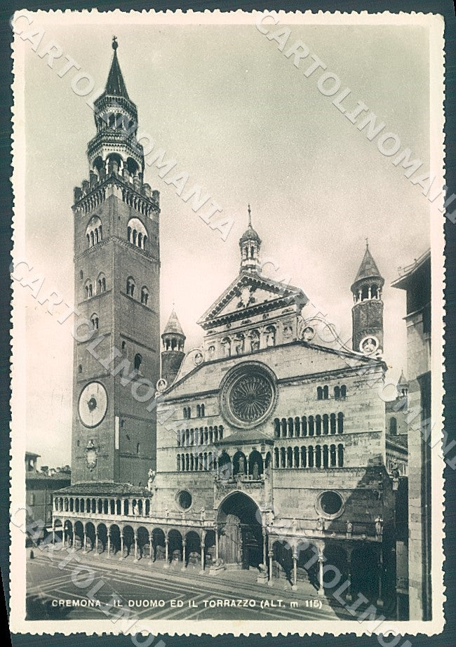 Cremona Città Duomo Torrazzo Foto FG cartolina JK7280 – fronte