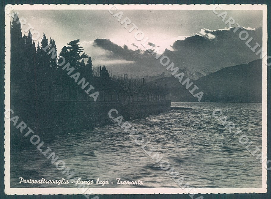 Varese Portovaltravaglia Lungo Lago Foto FG cartolina JK7283 – fronte