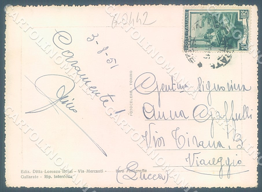Varese Gallarate Foto FG cartolina JK7289 – retro